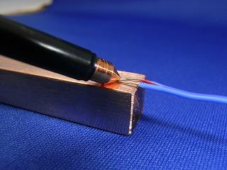EB1電極を用いた熱電対の溶接